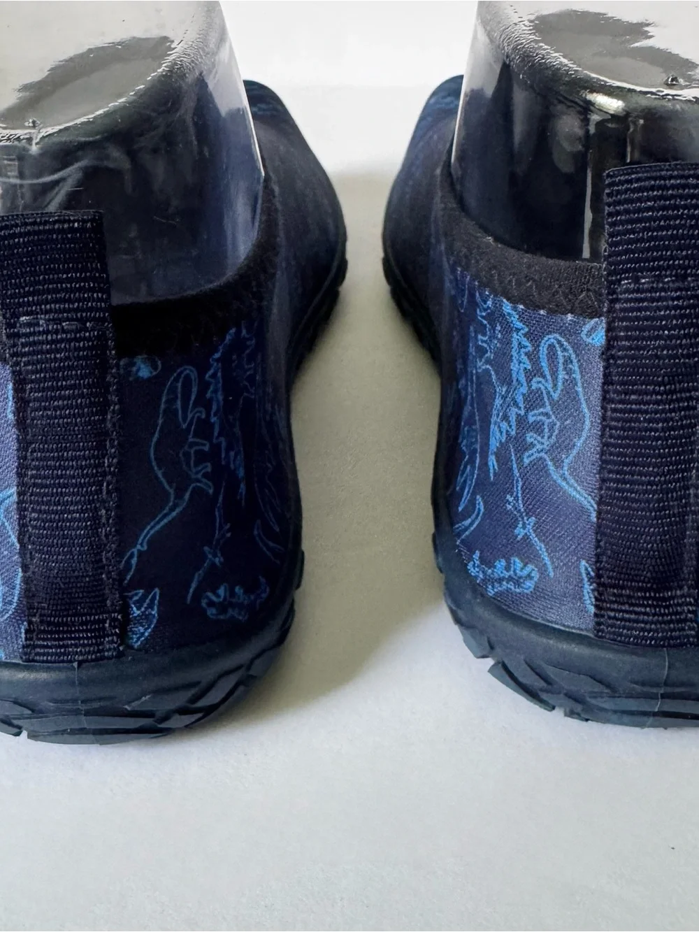 Racqua Water Shoes Kids Size 5.5 Blue Dinosaur Print Aqua Sock Swim Beach Pool